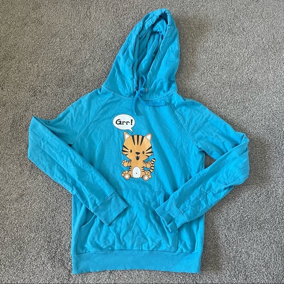 3/$25 Bluenotes Cute Graphic Hoodie - Picture 2 of 4